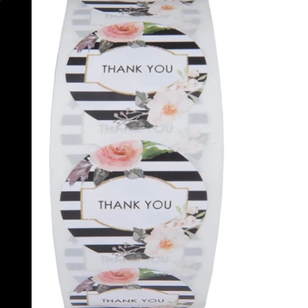200ct~Thank you Stickers W/Bonus Bags 💛🆕💛 (2 Rolls For $20)